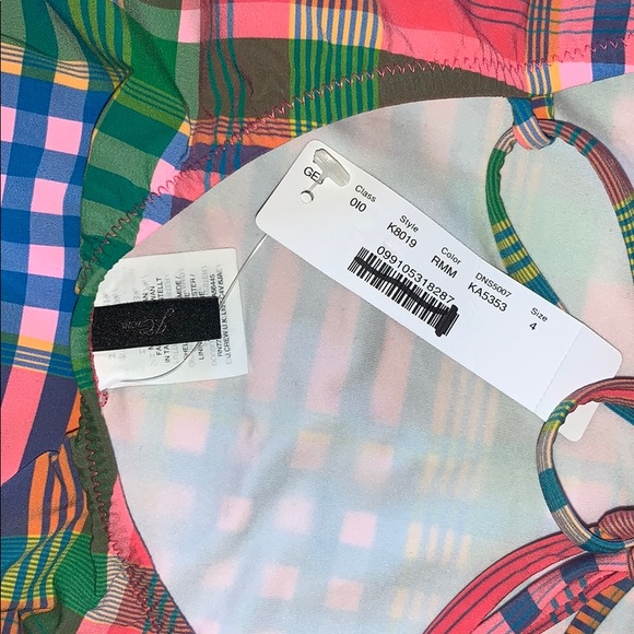 NWT JCrew Lace-Up Back One-piece Swimsuit - Picture 5 of 7